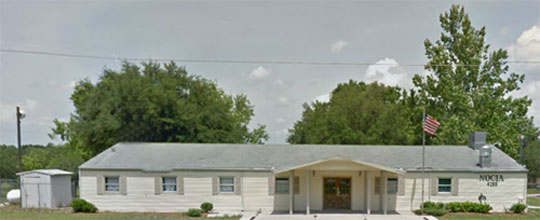 Front of building